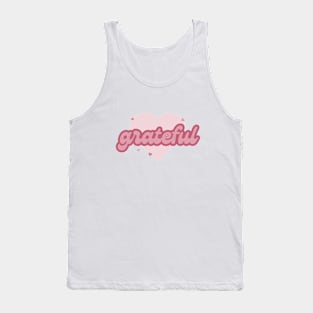 'grateful' y2k inspired design Tank Top